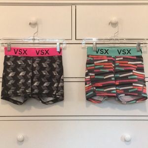 XS Victoria Sport Spandex Shorts Bundle